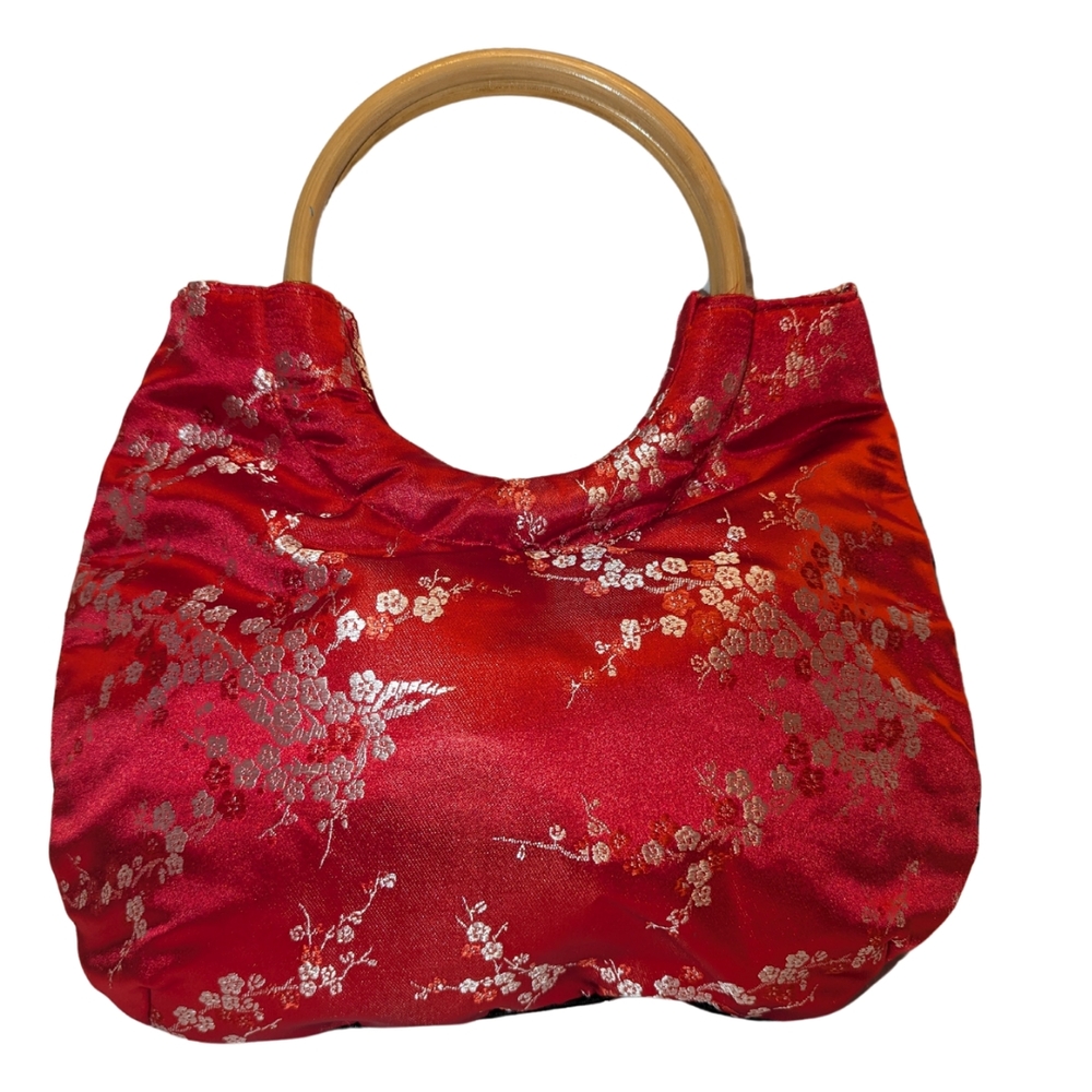 Red Floral Women's Bag